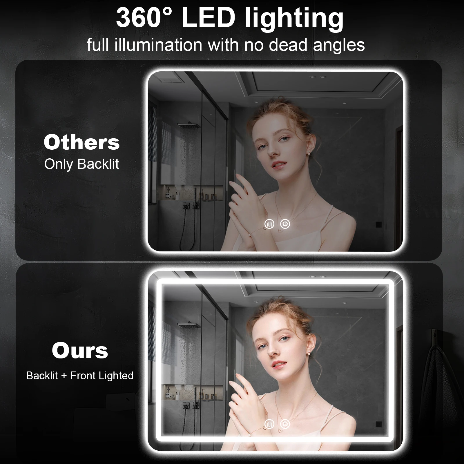 Thumbnail 3 - #36 Latest LED Bathroom Mirrors Offers
