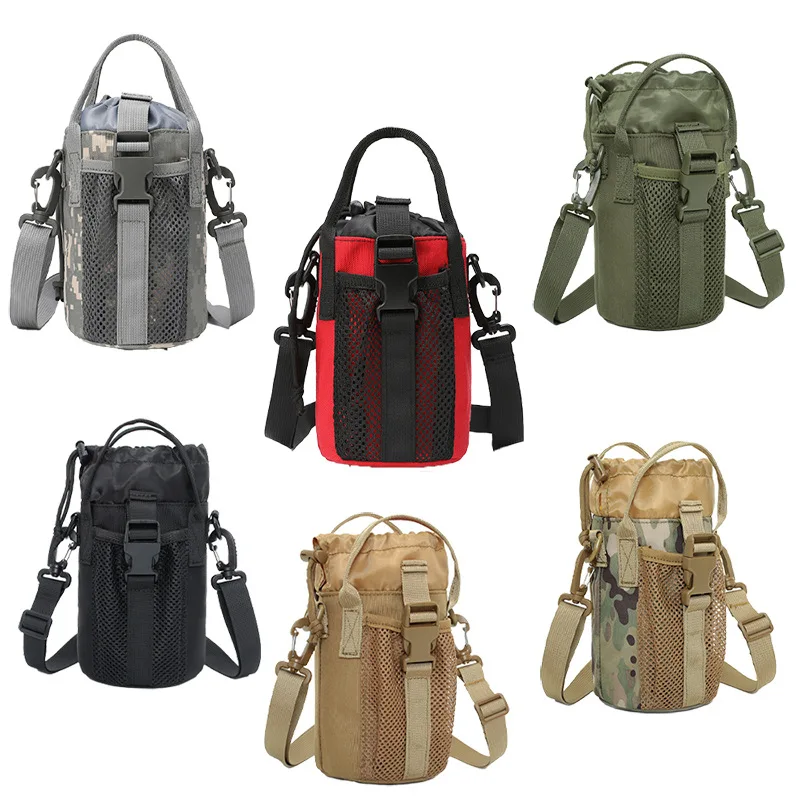 Large Capacity Military Camo Outdoor Insulated Hydration Pack - Water-Resistant Sling Crossbody Bag for Multipurpose Storage