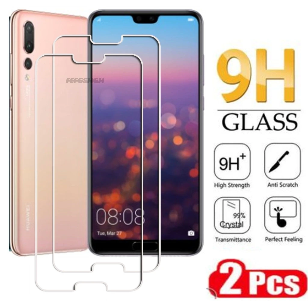 

2 шт., закаленное стекло 9H HD для Huawei P20 Pro CLT-AL00 CLT-AL01 CLT-L04 CLT-L09, защитная пленка для экрана