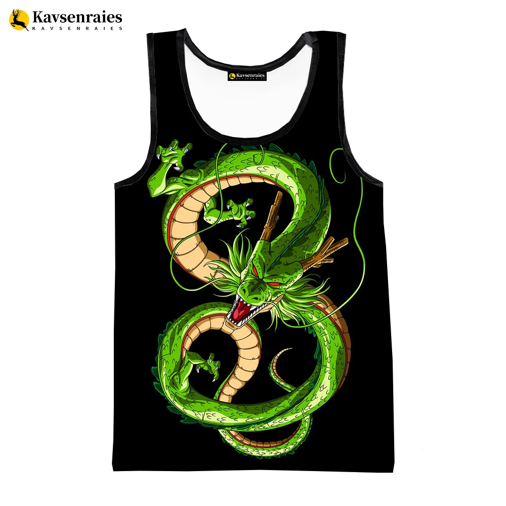 New China Dragon 3D Tank Tops Men Women Children Fashion Casual Streetwear Sleeveless Shirts Quick-drying T-shirt Men\'s Clothing