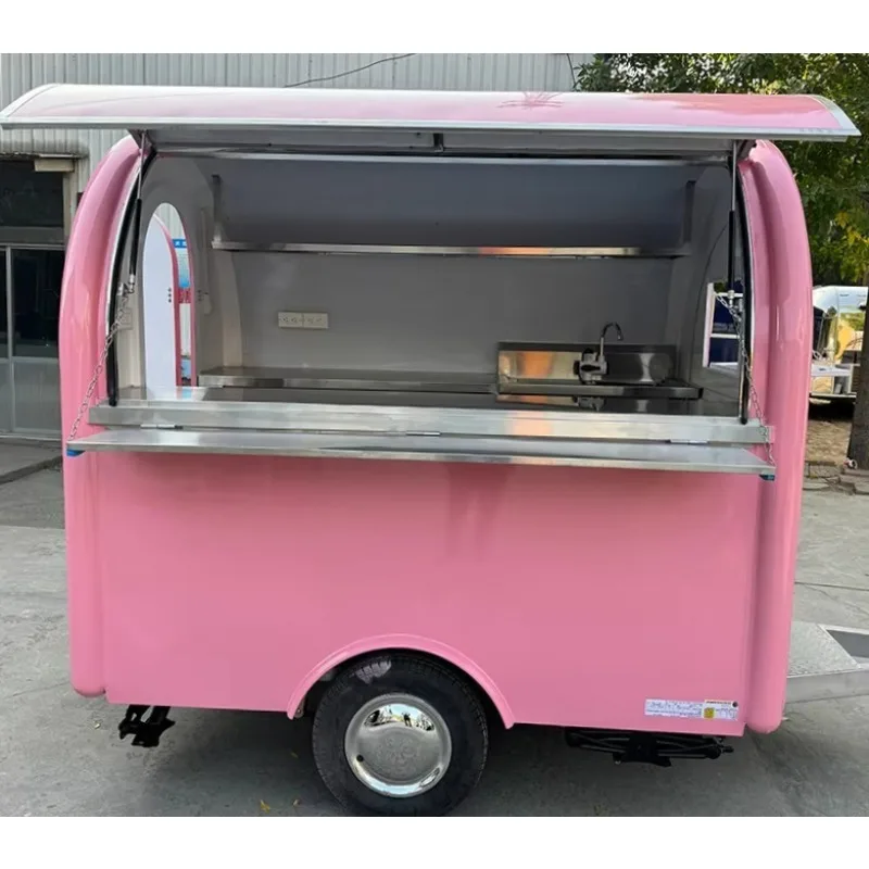 

Mobile Hotdog Food Trucks Mobile Ice Cream Food Truck Trailer Crepe Food Cart for Sale
