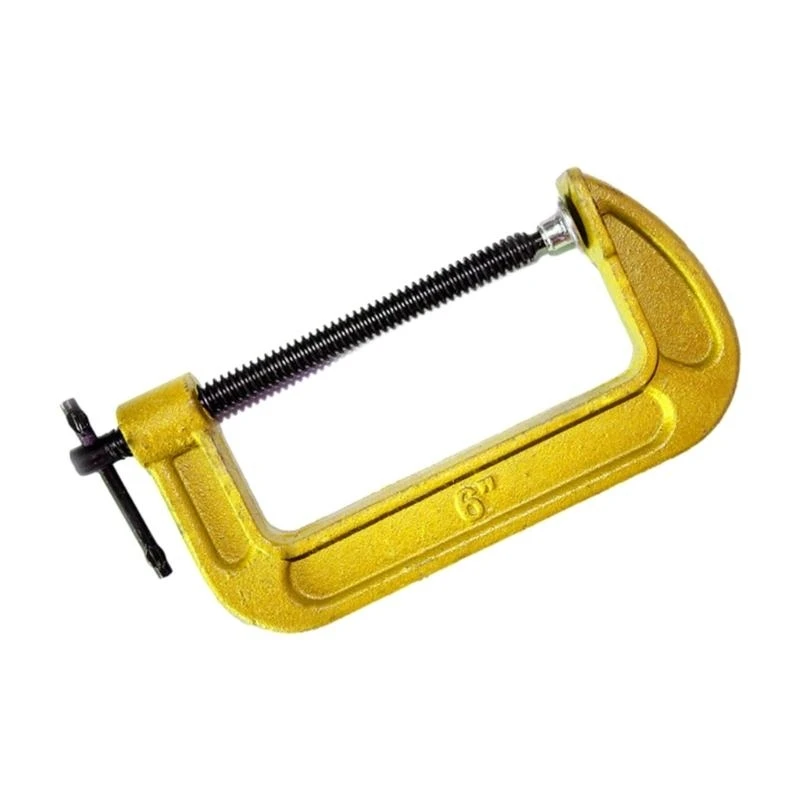 Strong and Durable C Clip Woodworking Clamps Essential Clamping Device 1/2/3/4/5/6/8inch Jaw Opening Sliding for DIY N2UD
