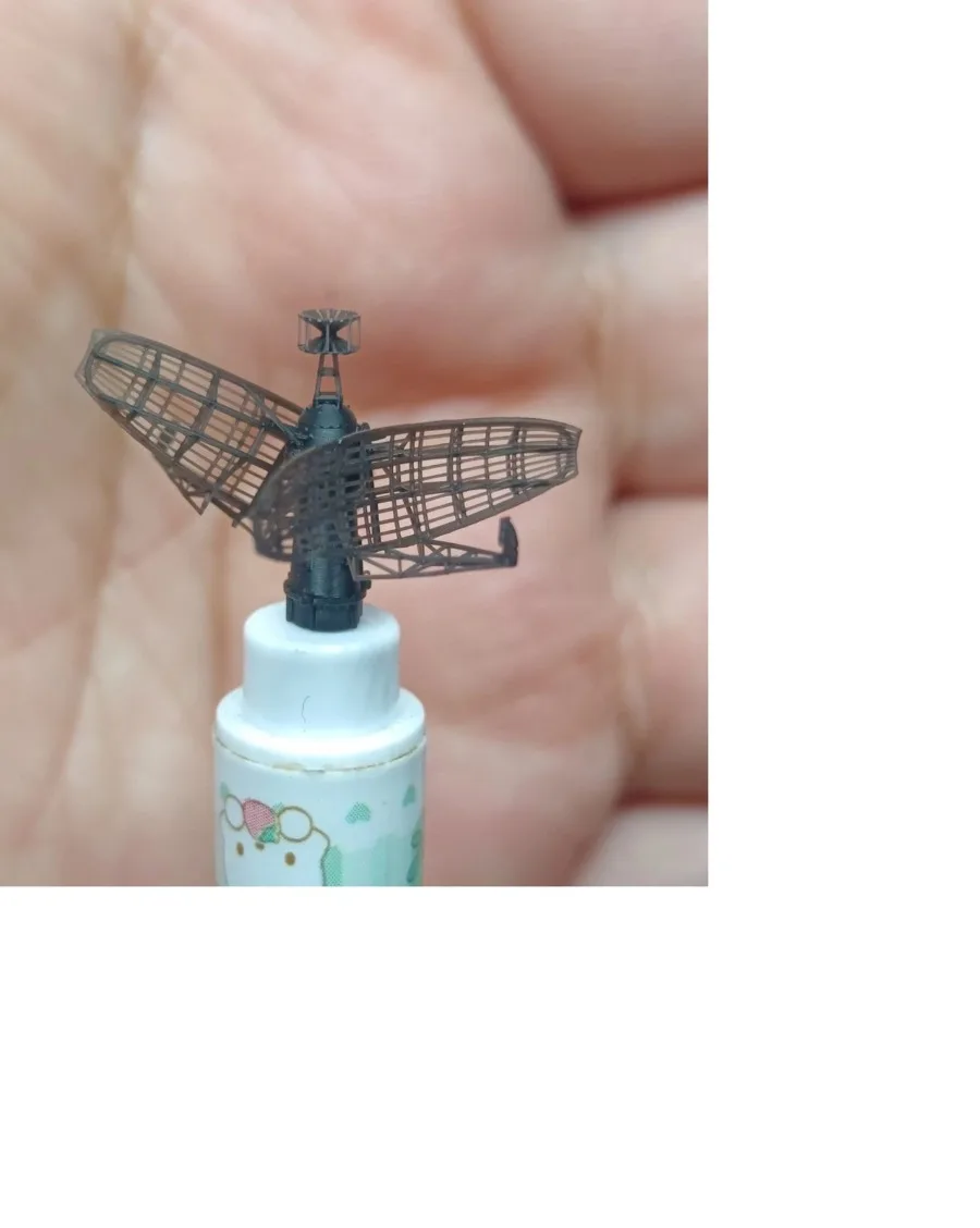 Детали антенны военно-морского радара MR-310U ВМФ России, модель Youzi 1/350, 3D-печать, детализированные.