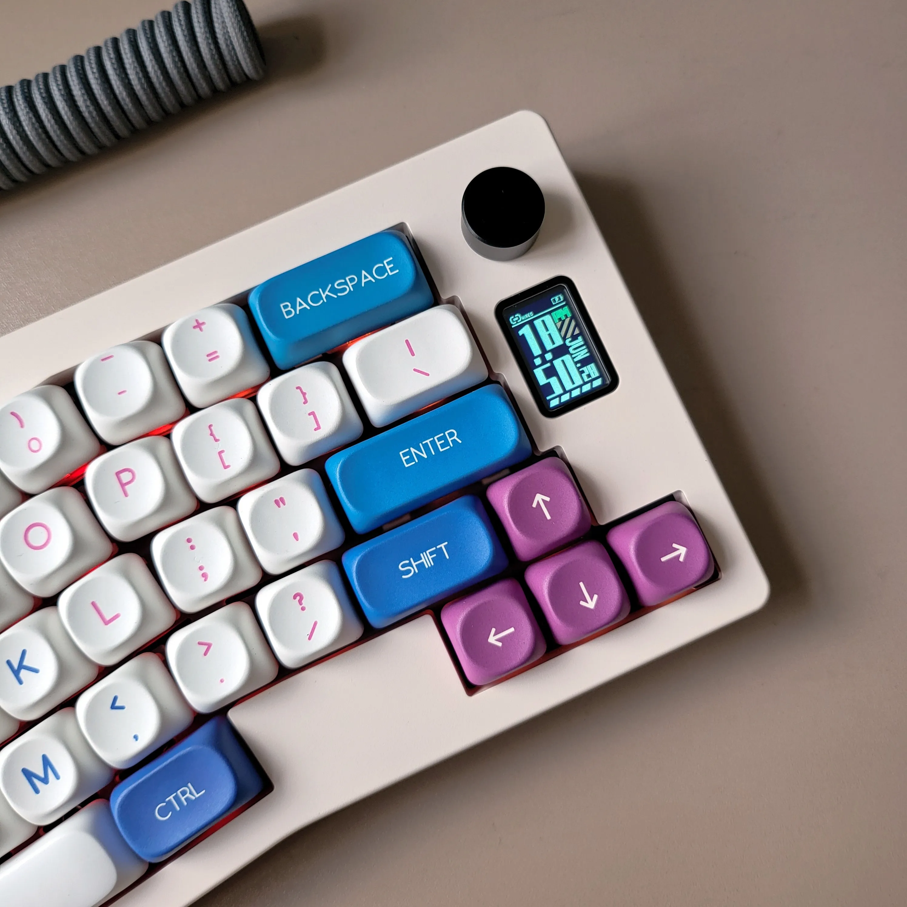 Imagem -02 - Fantasy Moa-pbt Keycaps Iso Layout Keyboard Split Space Keys Coreano Alemão Espanhol Árabe Francês Brasil Abs 7u Perfil