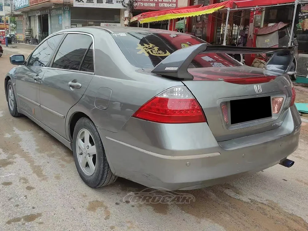 For 2003 2004 2005 2006 2007 Honda Accord CL9 CL7 Tri-Stage High Quality ABS Plastic Unpainted Spoiler Trunk Boot Wing Spoiler