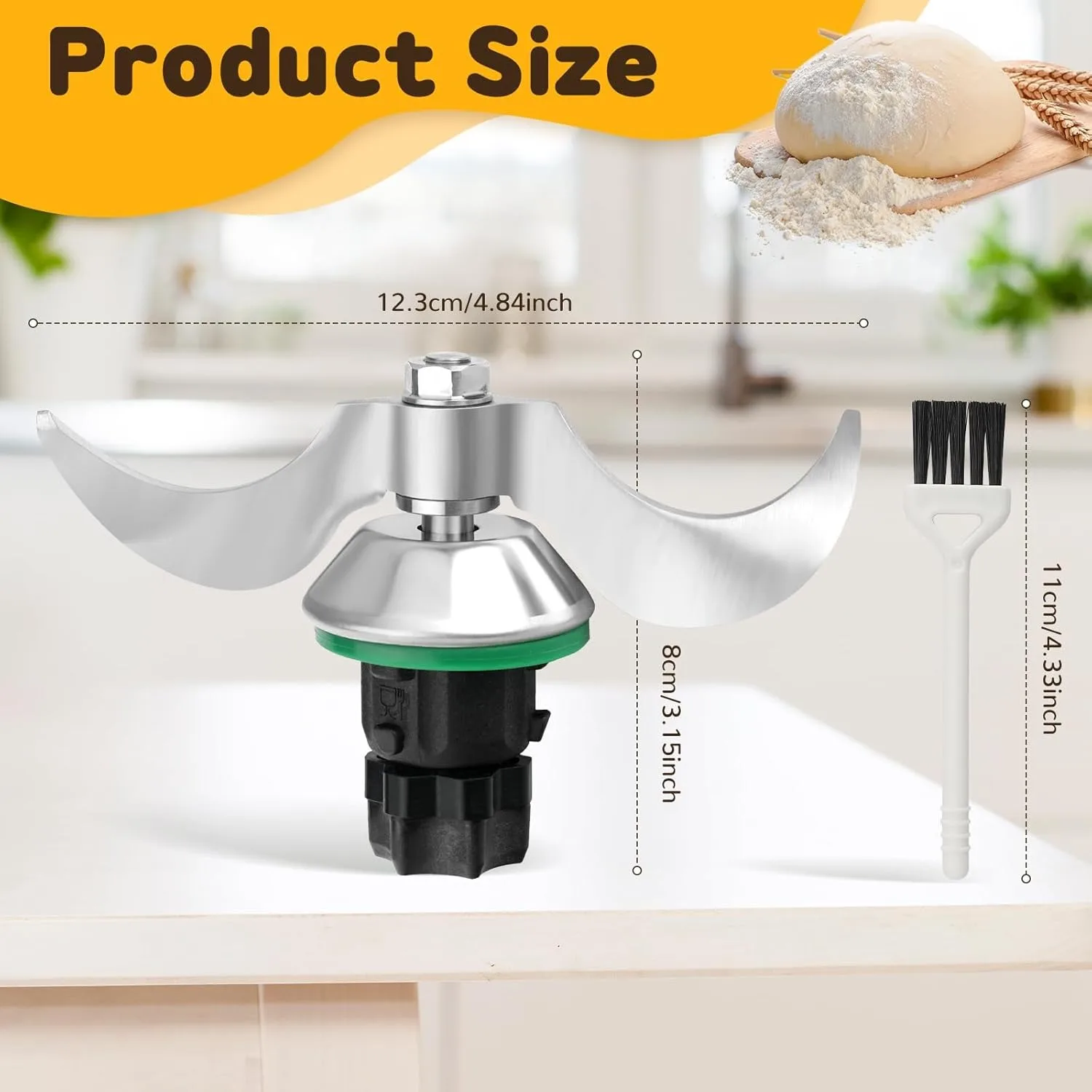 Universal Mixing Knife for Vorwerk Thermomix TM5 & TM6 – Dough & Paste Blade