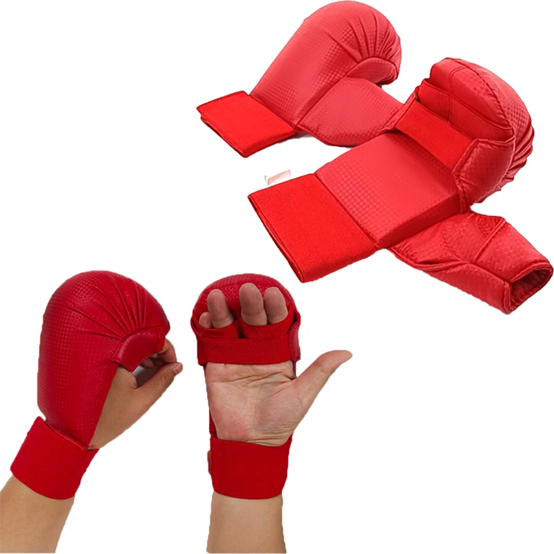 High-Quality PU Karate Gloves Multi-Layer Composite Liner for MMA Boxing Fitness Training Protective Gear for Hand Safety
