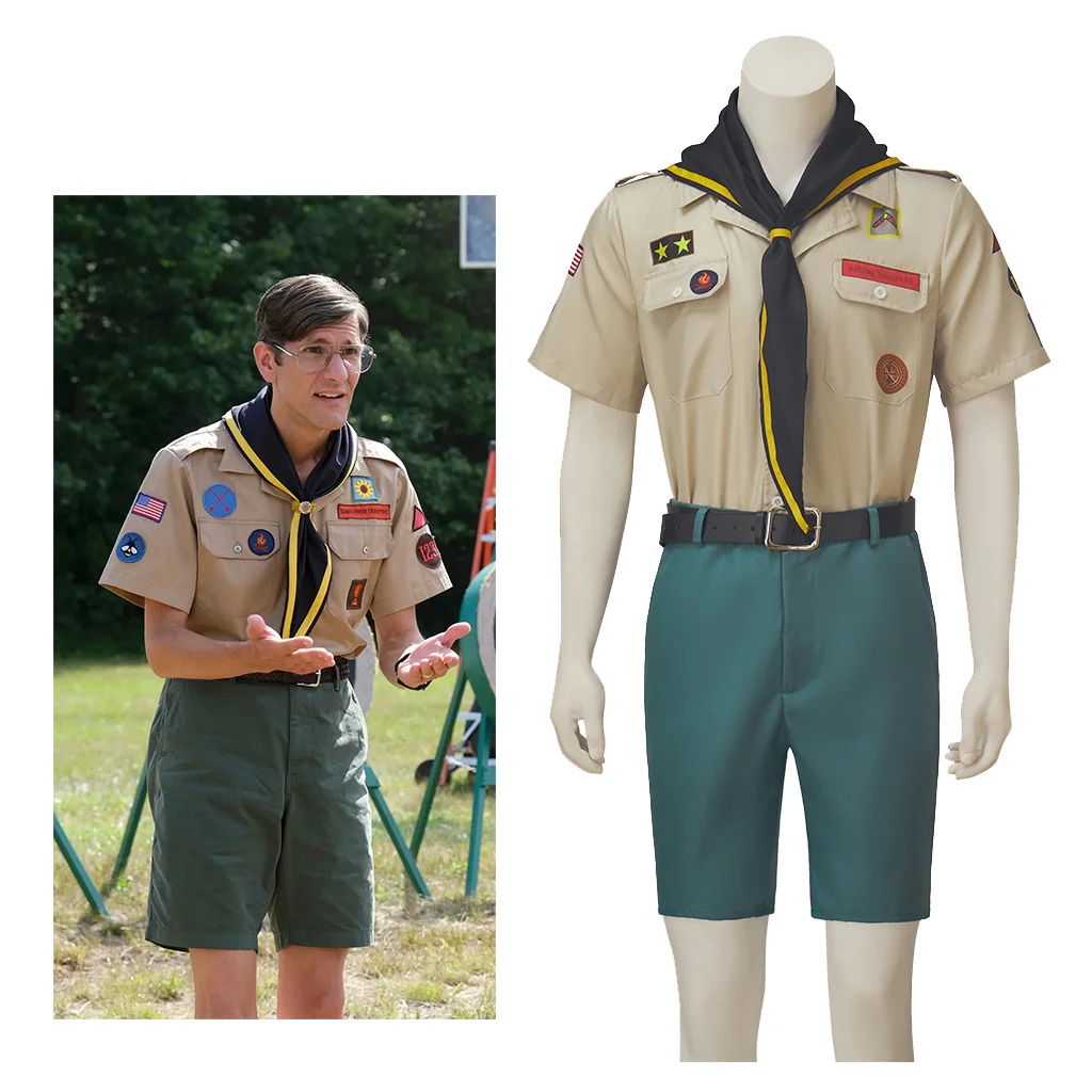 Scoutmaster بيتر مارتينو تأثيري حلي للرجال ، ملابس هالوين ، مجموعة كاملة ازياء عصرية ، الكبار