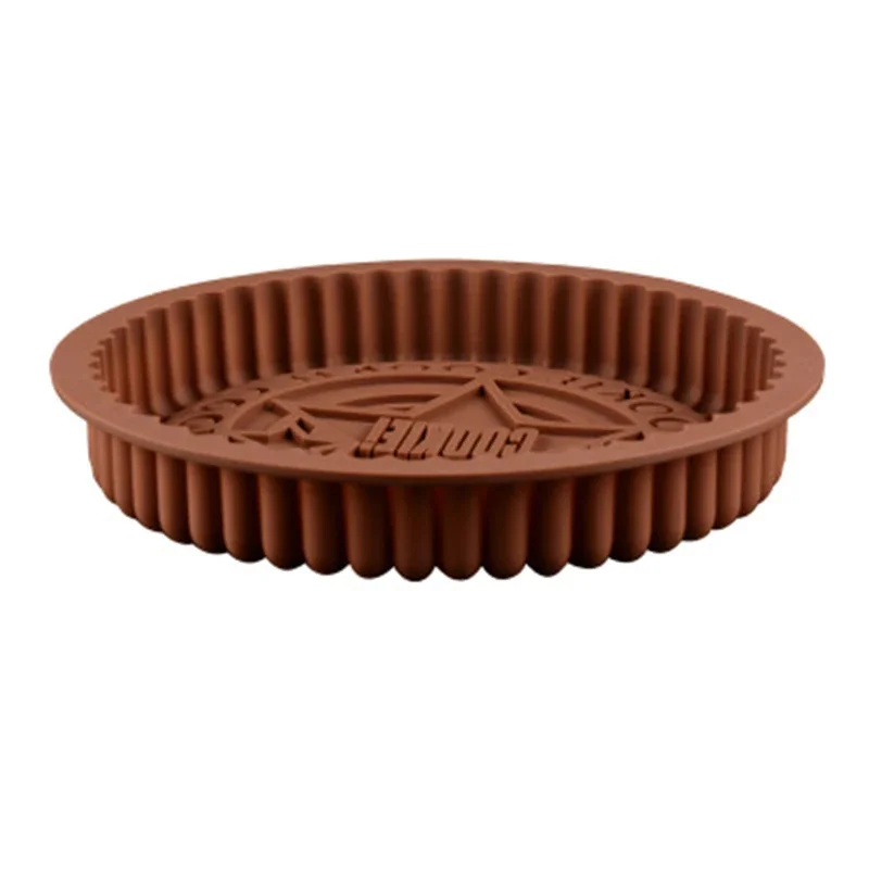 3D Round Chocolate Biscuits Mold Oreo Cookie Silicone Molds Nonstick Pudding Pan Large Mousse Cake Baking Mould