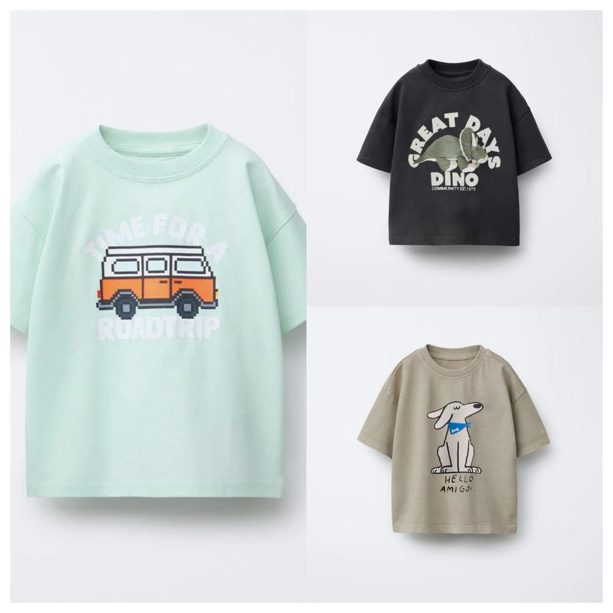 

Children's Loose T-shirt Boys And Girls T-shirt Fashionable Printed Short Sleeved O-neck Boys' T-shirt Top Children's Clothing