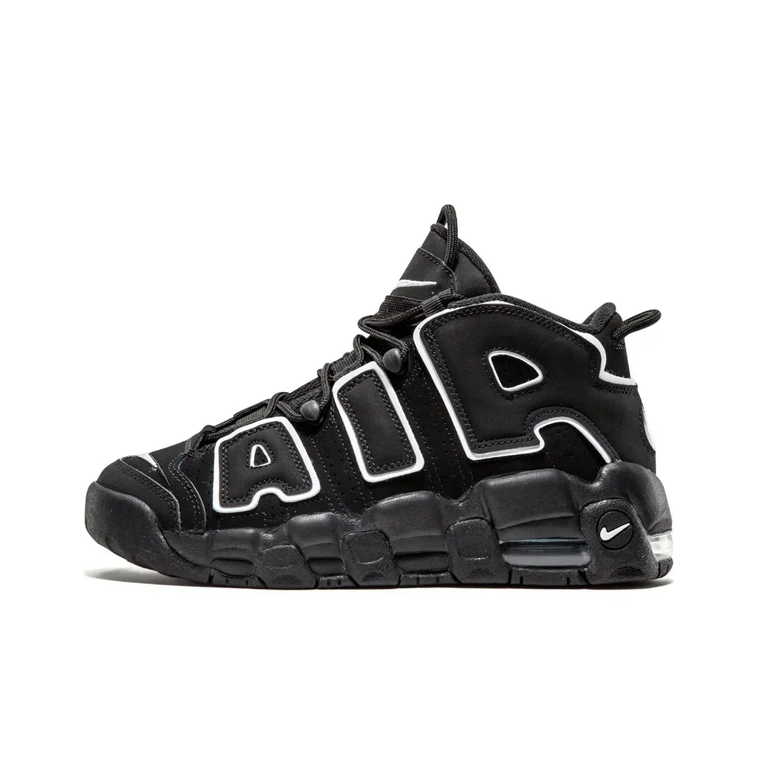 Nike Air More Uptempo Basketball Sneakers Shock Absorption Trend Pneumatic Cushion Versatile Sports Running Casual Shoes