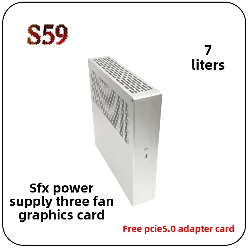 S59 S60 Tile ITX Mini Portable 6L Small Chassis SFX Power Supply Triple Fan Graphics Card