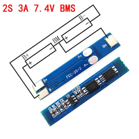 1/5/10PCS 2S 3A Li-ion Lithium Battery 7.4v 8.4V 18650 Charger Protection Board bms pcm for li-ion lipo battery cell pack