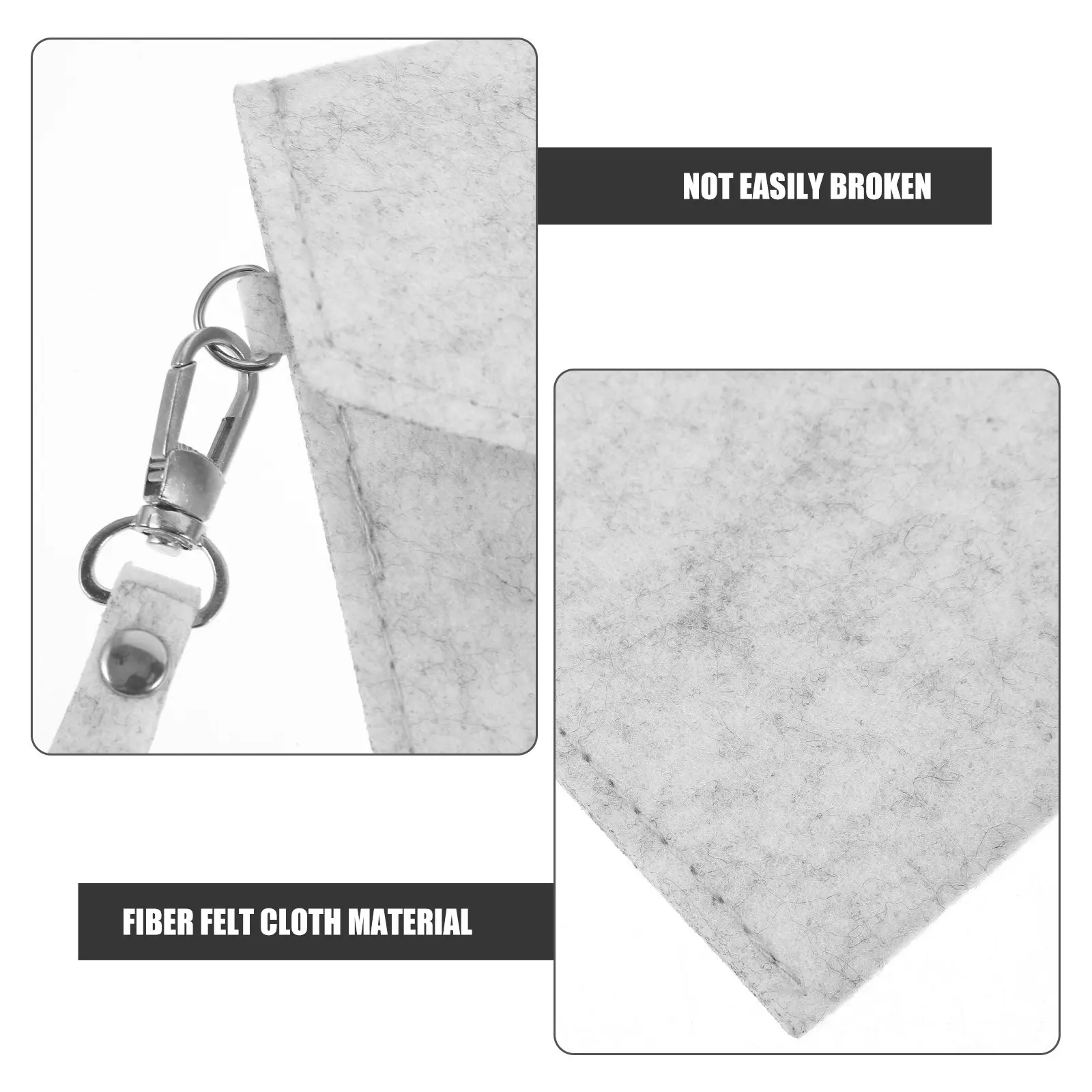 4Pcs Felt File Folder A4 Size Solid Color Portable Briefcase Bag Document Organizer Business Document Storage Folder Snap Button