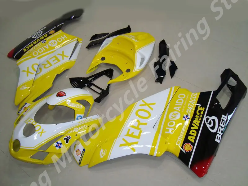 Motorcycle ABS Injection Fairing Kit for DUCATI 749 749R 999 2003-2004 fairings for 749 999 0304 Bodywork set white yellow black