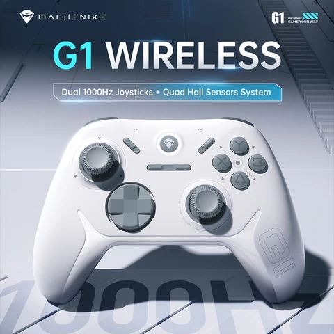 MACHENIKE G1 Wireless Gaming Controller with 1K Polling Rate Hall…