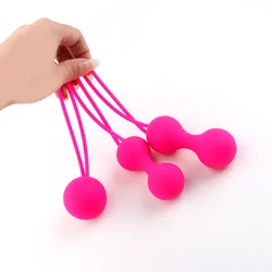 Safe Silicone Vagina Balls，Doctor Recommended Kegel Exerciser for Pelvic Floor Strengthening Tightening Muscle Exercise