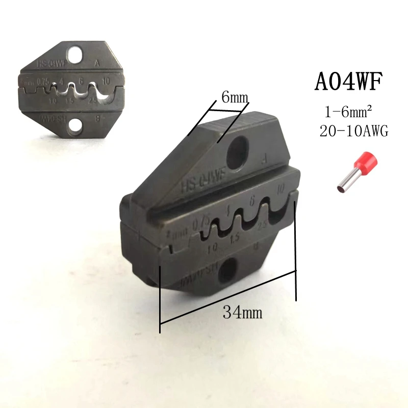 Conjuntos para fse/HS-A1016/a04wf/av10wf/a40j/a30j/a04wfl que friso os módulos da máquina do alicate maxilas obstrui terminais do tampão de friso da