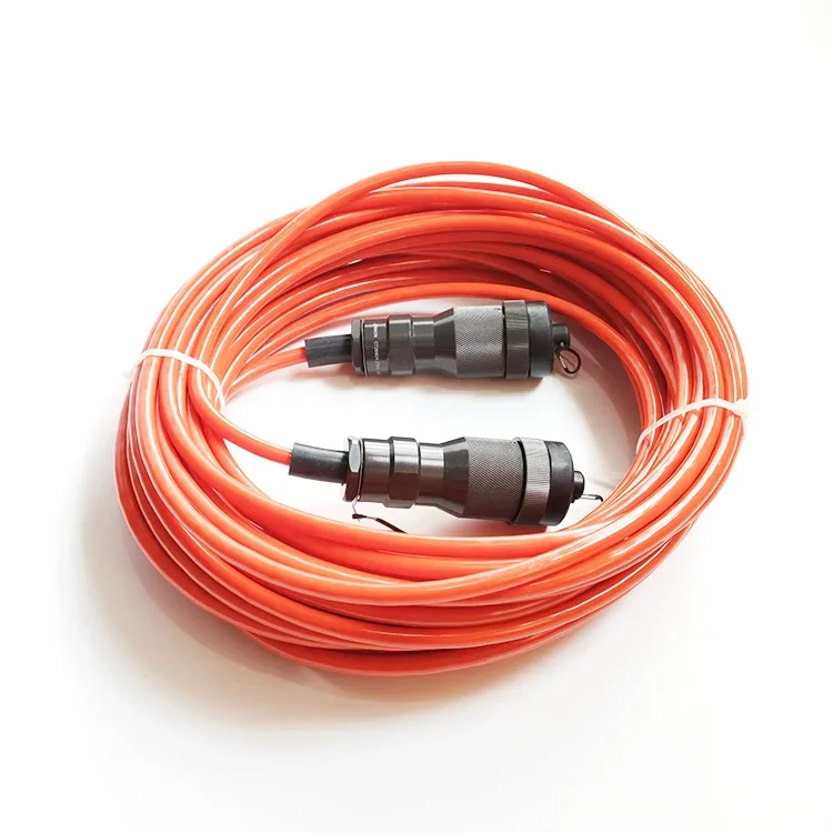 12 Channels seismic cable, extension cable 100m with NK27 female connector on both end.