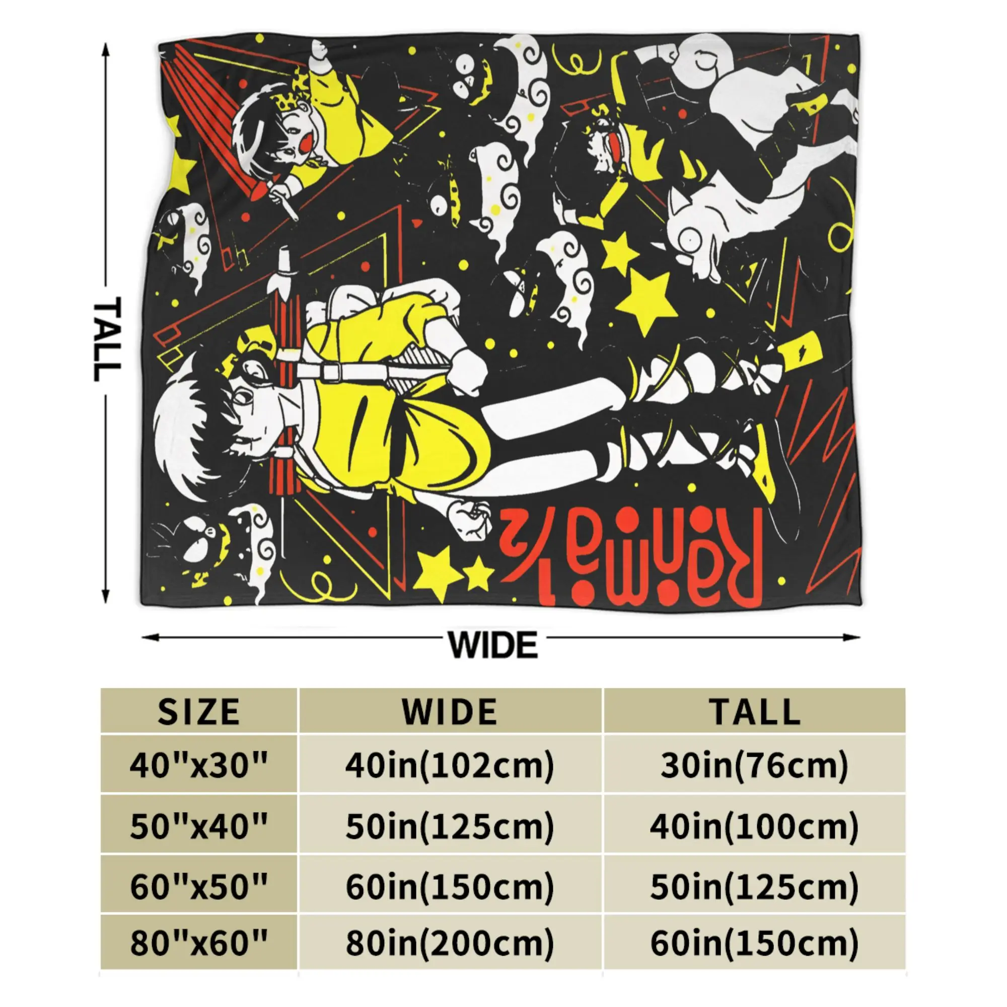 Ranma Saotome بطانية قطيفة الطفل Ryoga Hibiki الفانيلا رمي بطانية لغرفة النوم سوبر لينة تصميم جودة المفرش هدية