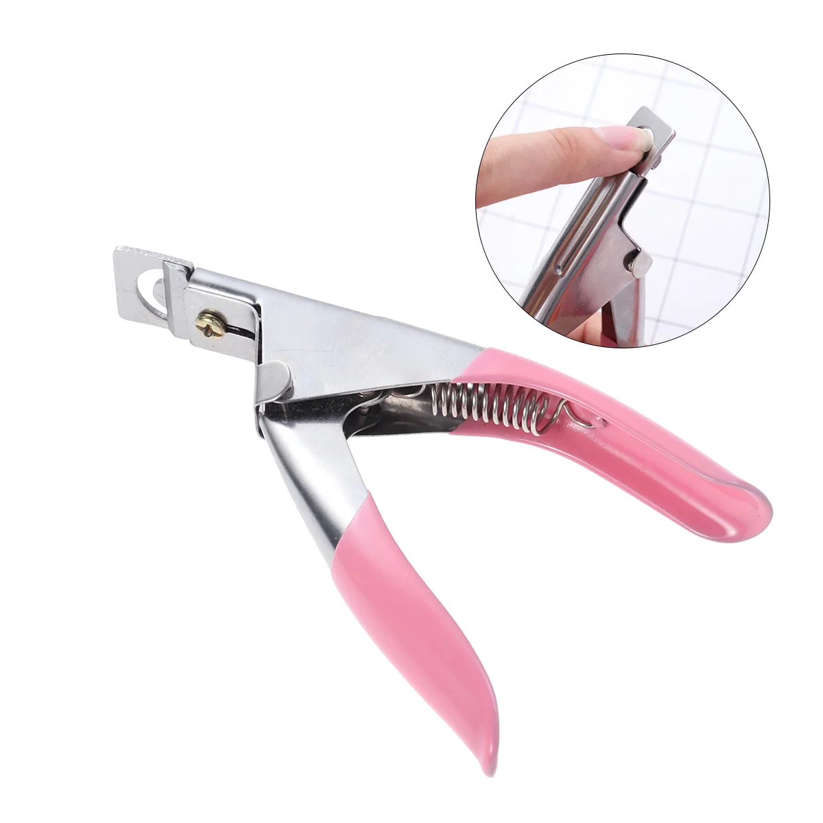 

U Shape Nail Cutter Stainless Steel Professional Manicure Tool for Acrylic Gel False Artificial Nails Portable French Tip