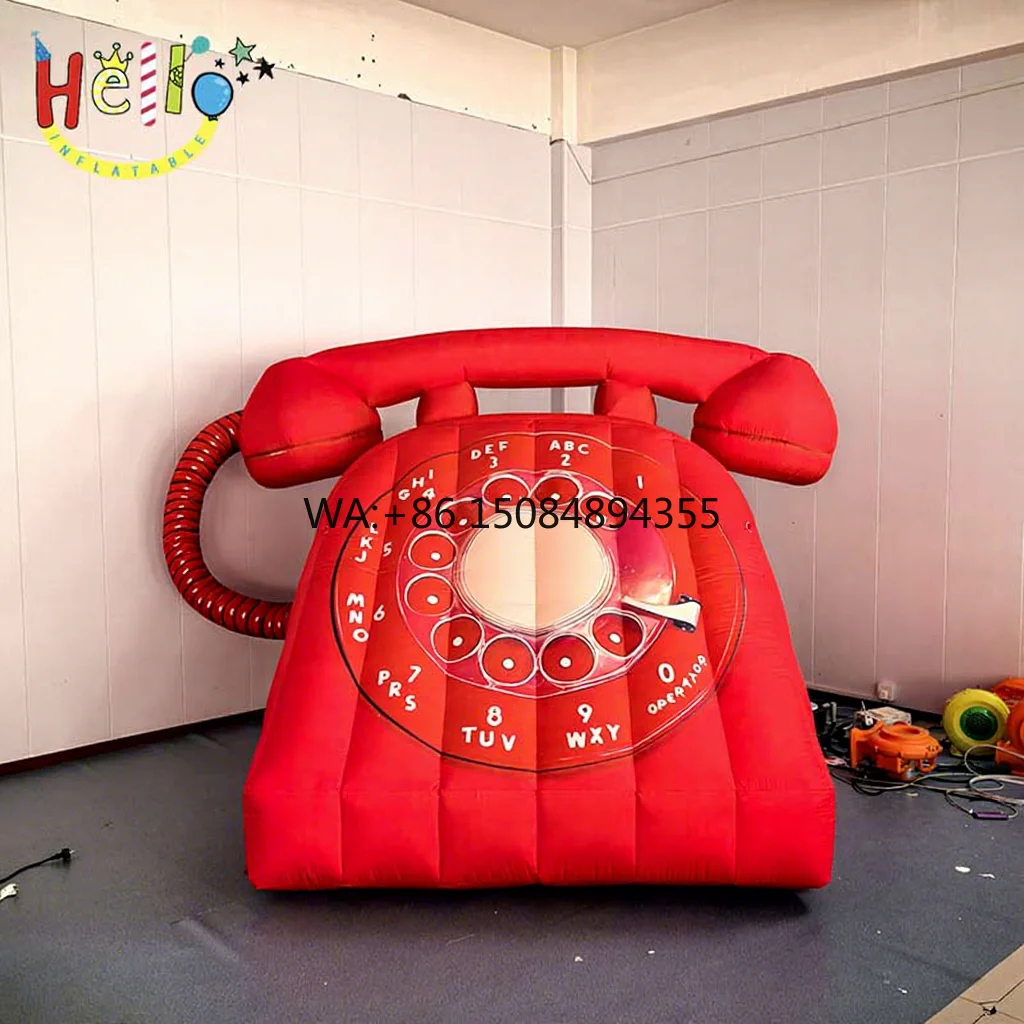 Customized Inflatable Cartoon Phone Vintage Era for Creating Atmosphere