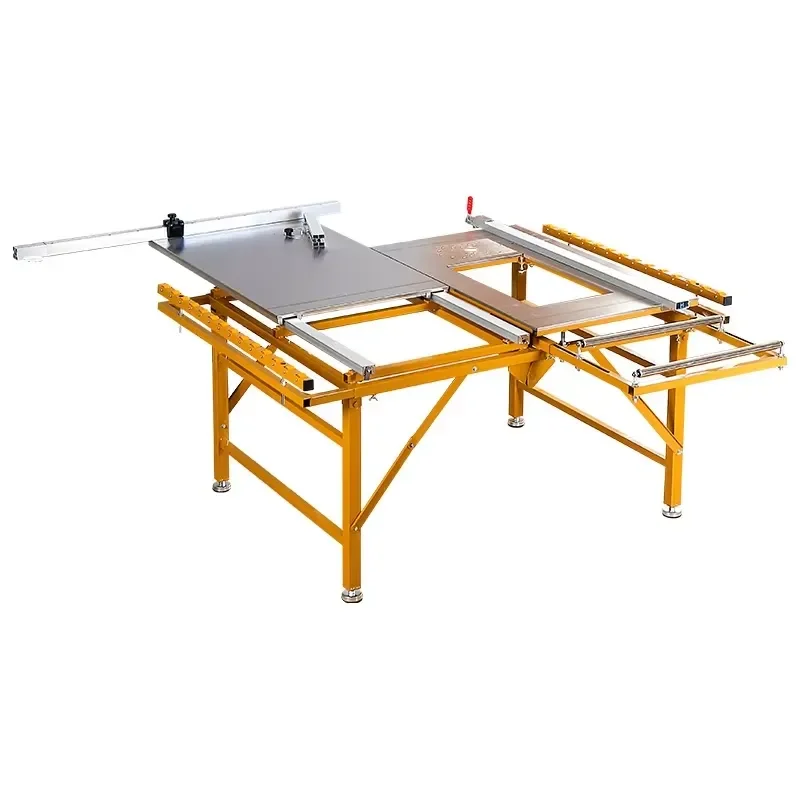 Multi-Function Push-Pull Portable Saw Table Workbench Woodworking Benches Precision Folding Sliding Table Saw Easy Used