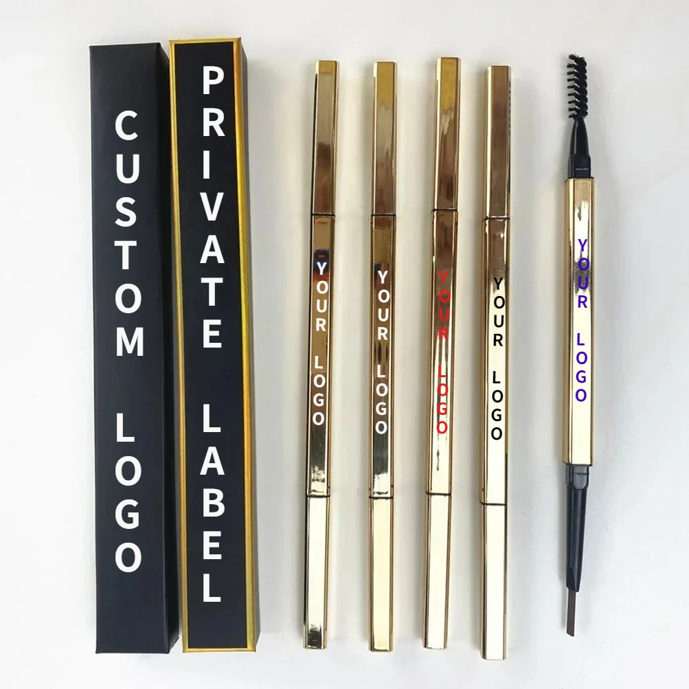 superior-private-label-eyebrow-pencil-custom-bulk-gold-tube-waterproof-sweatproof-double-ended-brush-5-colors-for-daily-beauty