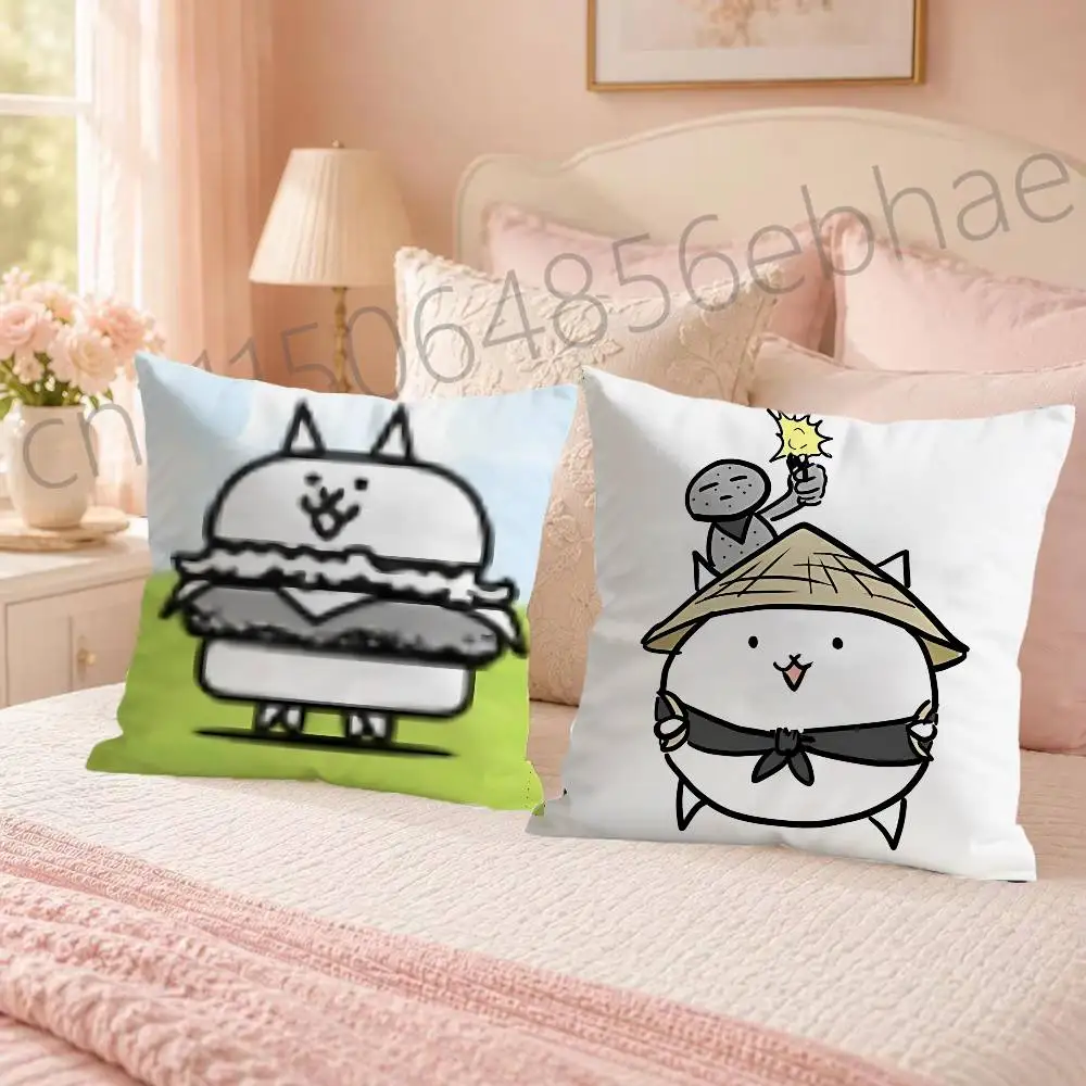FOR The Battle Cats Pillow Cover Sofa cushion cover room Home dormitory decoration Warm Winter Cushion Cover