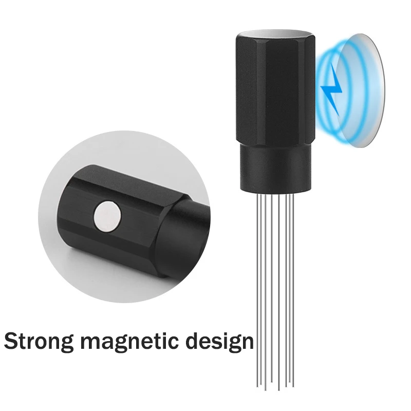 Magnetische Espresso-Verteilungswerkzeuge, Nadelrührer, Adsorptionskaffeemaschine, Edelstahl 304, WT-Werkzeug, Espresso-Zubehör