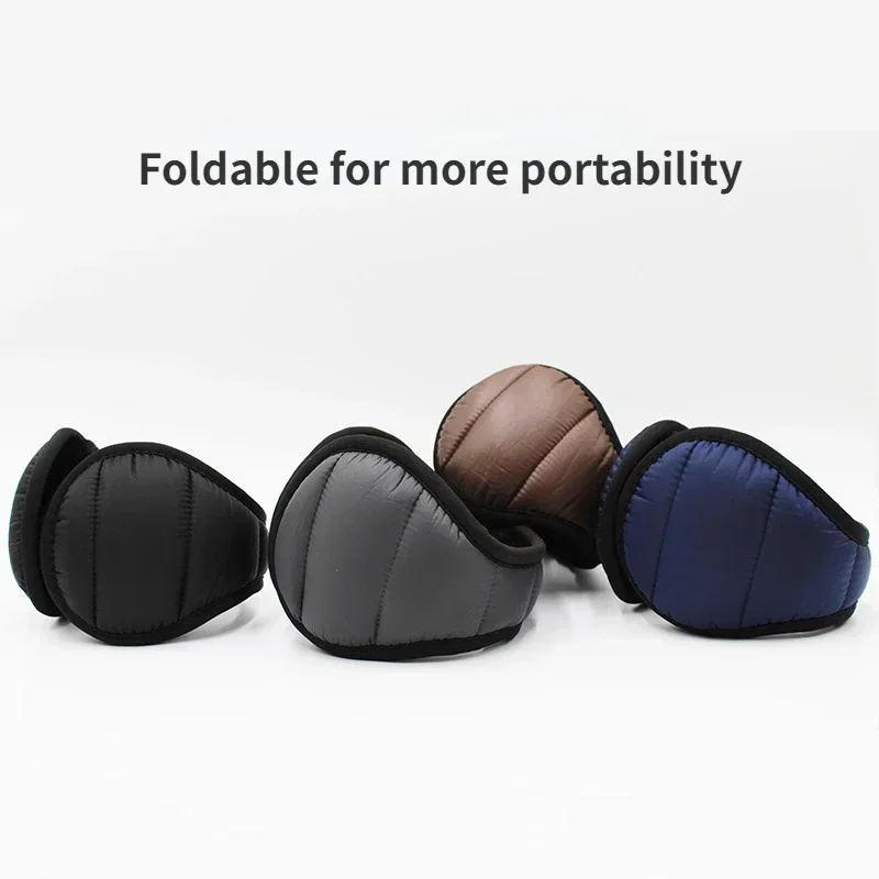 Winter Earmuffs for Men Warm Thai Plush Windproof Waterproof Collapsible Plush Cold Warm Earmuffs