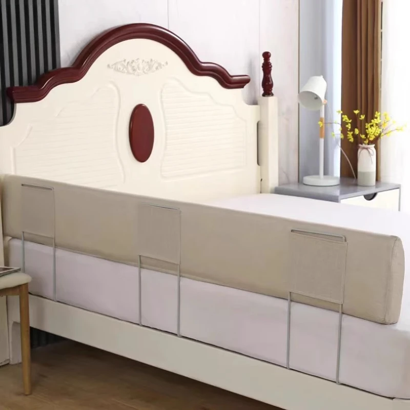‌Baby Crib Bumper Guard Protector Soft Bed Rail Toddler Safety Seamless Installation Anti-Collision Fence Portable Bed Barrier