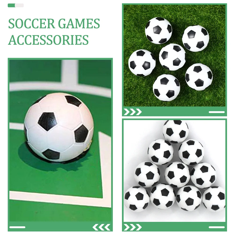 12 Uds Mini balones de fútbol de mesa futbolín favores de fiesta accesorios de repuesto para adultos escritorio