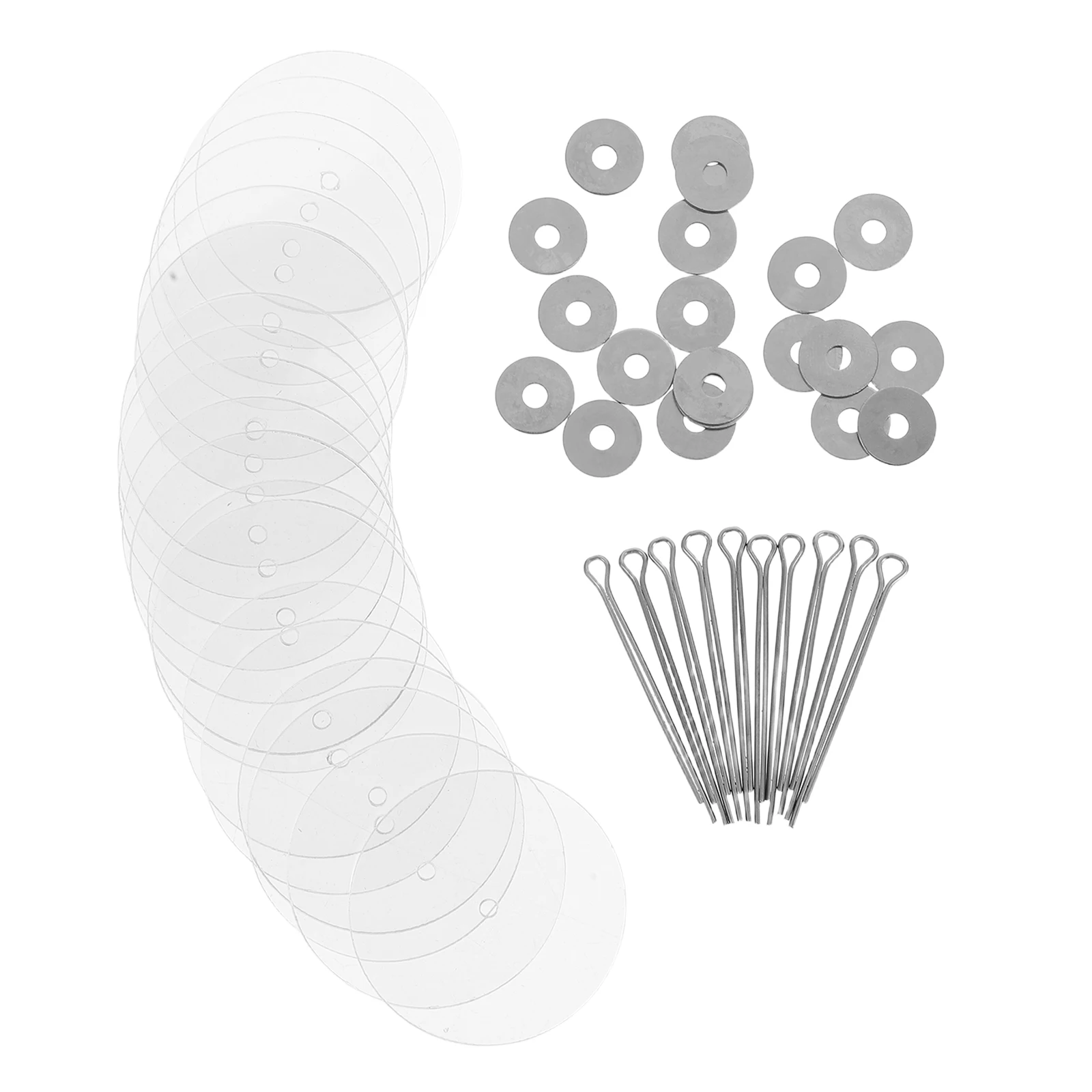 

10 set Bear Joint Accessories Movable Joints for Limbs Crafting Stuffed Animals Rotating Toy Joint Parts White