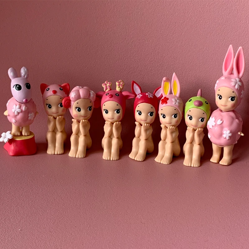 Neue Niedliche Engel-Blindbox Kirschblüten-Serie Anime-Figuren Sammlerstücke Ornamente Geburtstagsgeschenk Weihnachtsdekoration – Detail 2