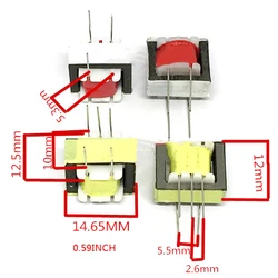 1 Piece Insulation Audio Transformers 600:600 Ohm Europe 1:1 EI14 High Efficiency Isolation Transformer Accessories