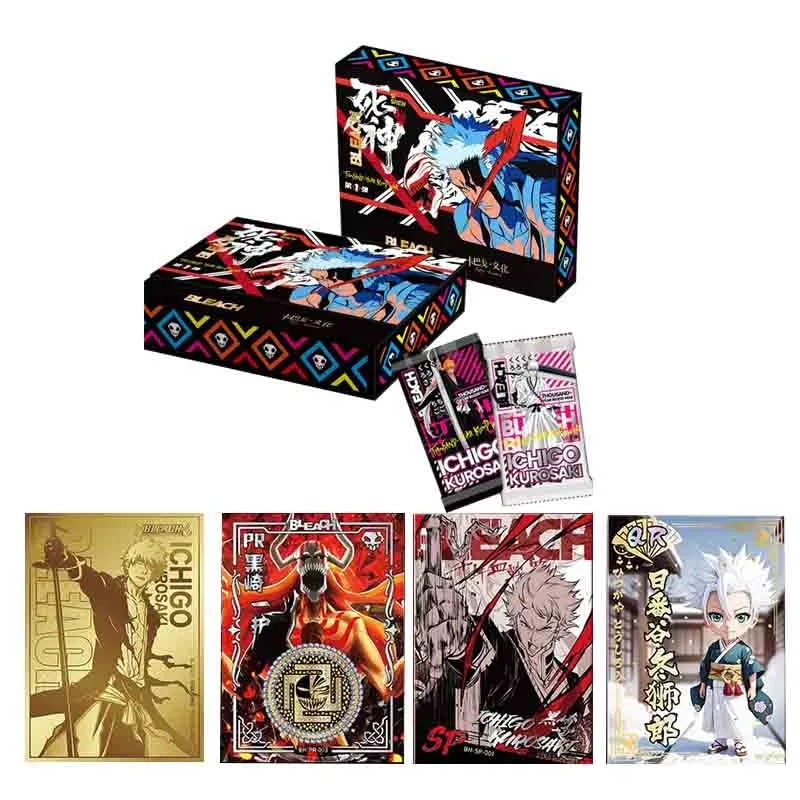 

Wholesale Bleach Collectible Cards Original Collection Cards Anime Characters Anime Cartas Games Card Box Children Birthday Gift