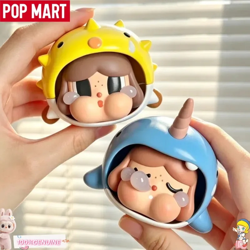 Neue Popmart Crybaby Tears Flowing Into The Sea Serie Blind Box Figur Desktop-Ornament Trendiges Spielzeug Skulptur Spielzeug Feiertagsgeschenk