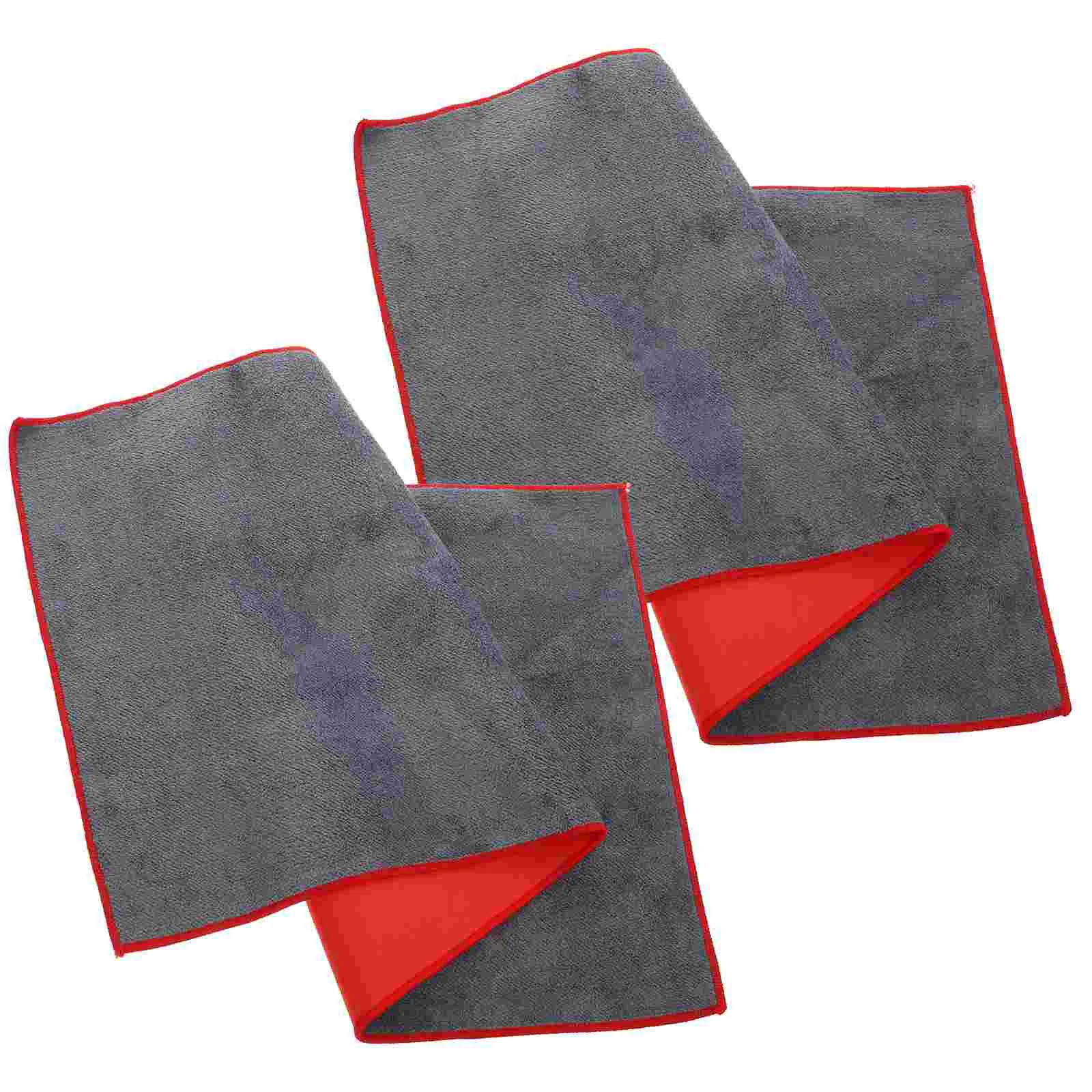 

2 Pcs Car Drying Towel Super Absorbent Towels Wash Cleaning Cloth Cloths for Cars Microfiber Face