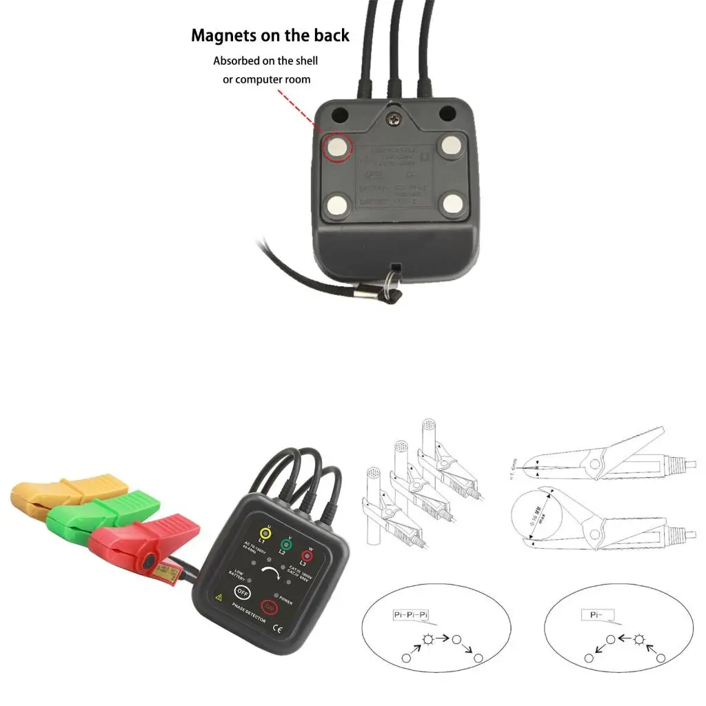 

None Contact Phase Tester With Mount For Automotive Motorcycle Low Systems Electric Circuit Diagnosis