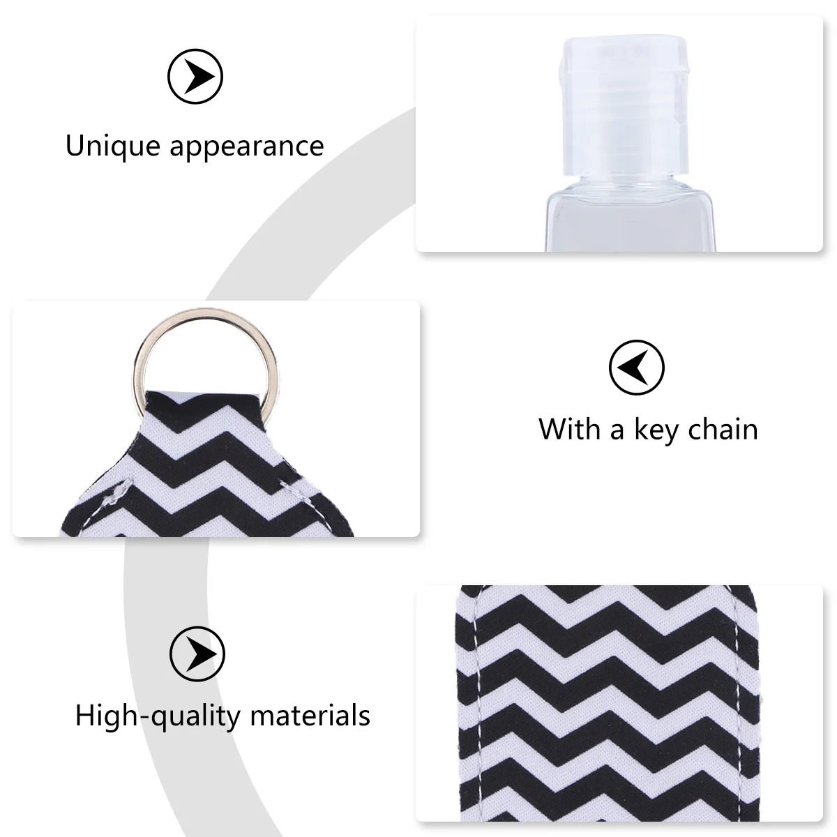 

6 Pcs Bottle Sleeve H Cover Small Protective Chain Durable Chloroprene Travel Bottle Protector Practical Gift