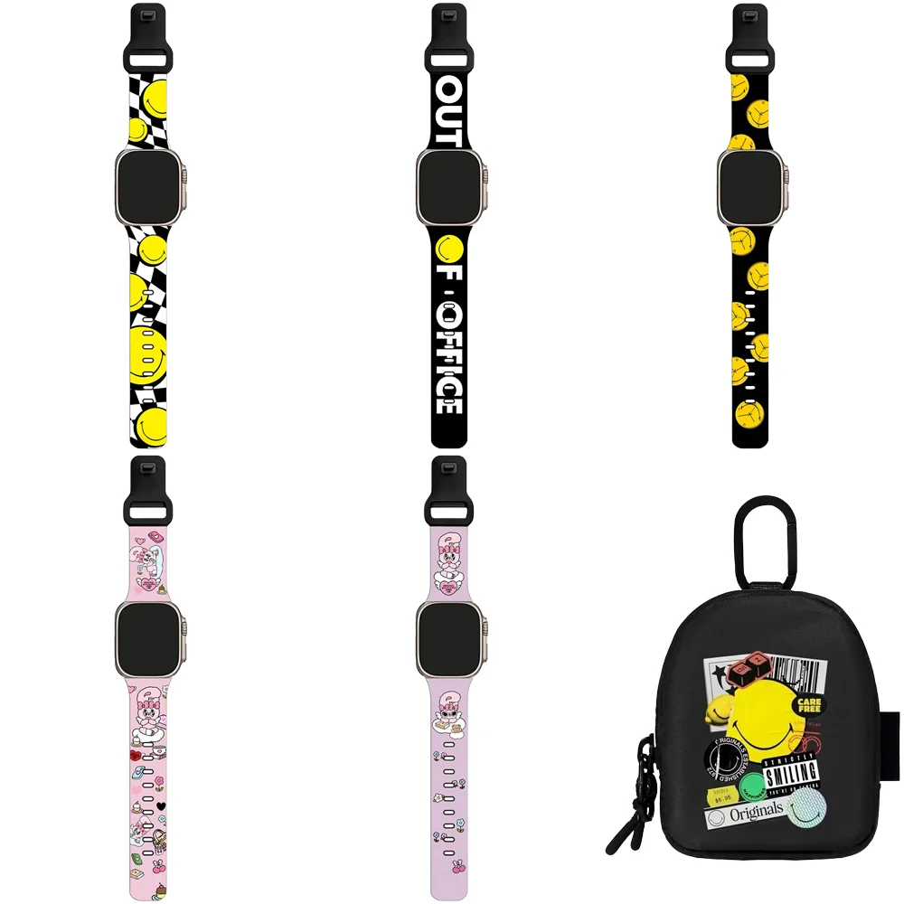 

Yellow Clock Mobile Phone Accessories Mini Bag for AirPods