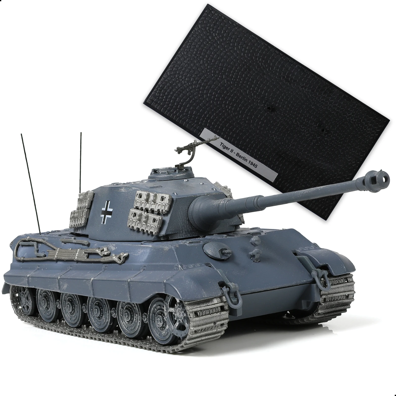 

1:72 Tiger II Berlin 1945 Model, Diecast Military Replica, Detailed Collectible Display for Enthusiasts, Christmas Bday Gift Men