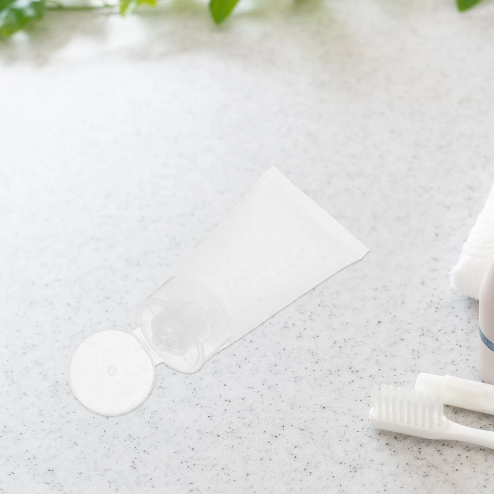 20 قطعة زجاجة شامبو للسفر قابلة لإعادة الملء أنابيب كريم غسول زجاحة ضغط تصميم مدمج حقيبة يد الأمتعة ودية #1