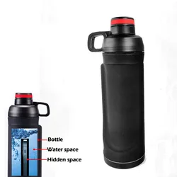 Diversion Wasser Flasche Lagerung Brieftasche Fach Für Reise Versteckte Sicher Für Die Home