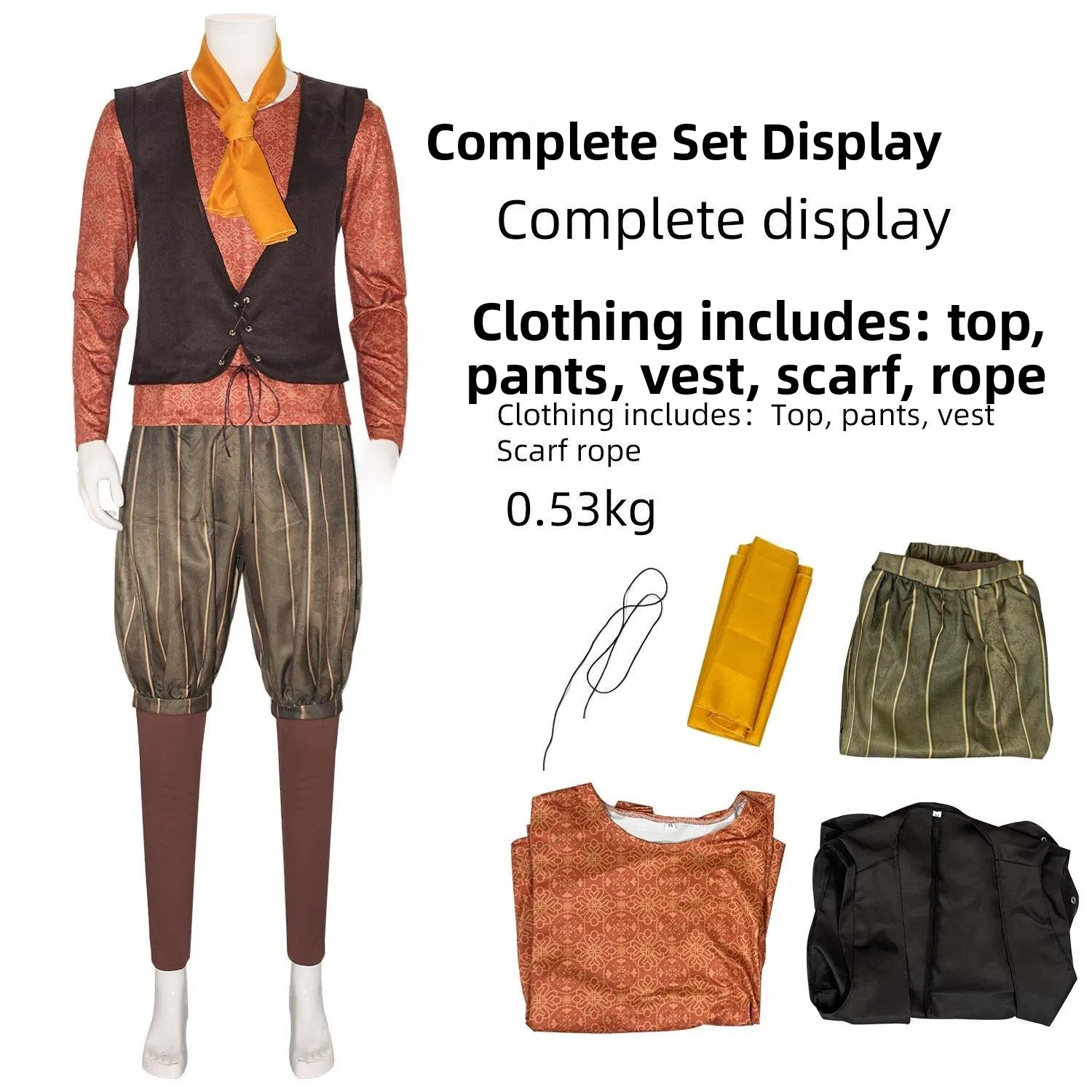 

Sek 4 карликовый король на Хэллоуин, ролевой костюм для косплея, этнический сценический костюм, женская мода, лето 2024, без зарегистрированного бренда