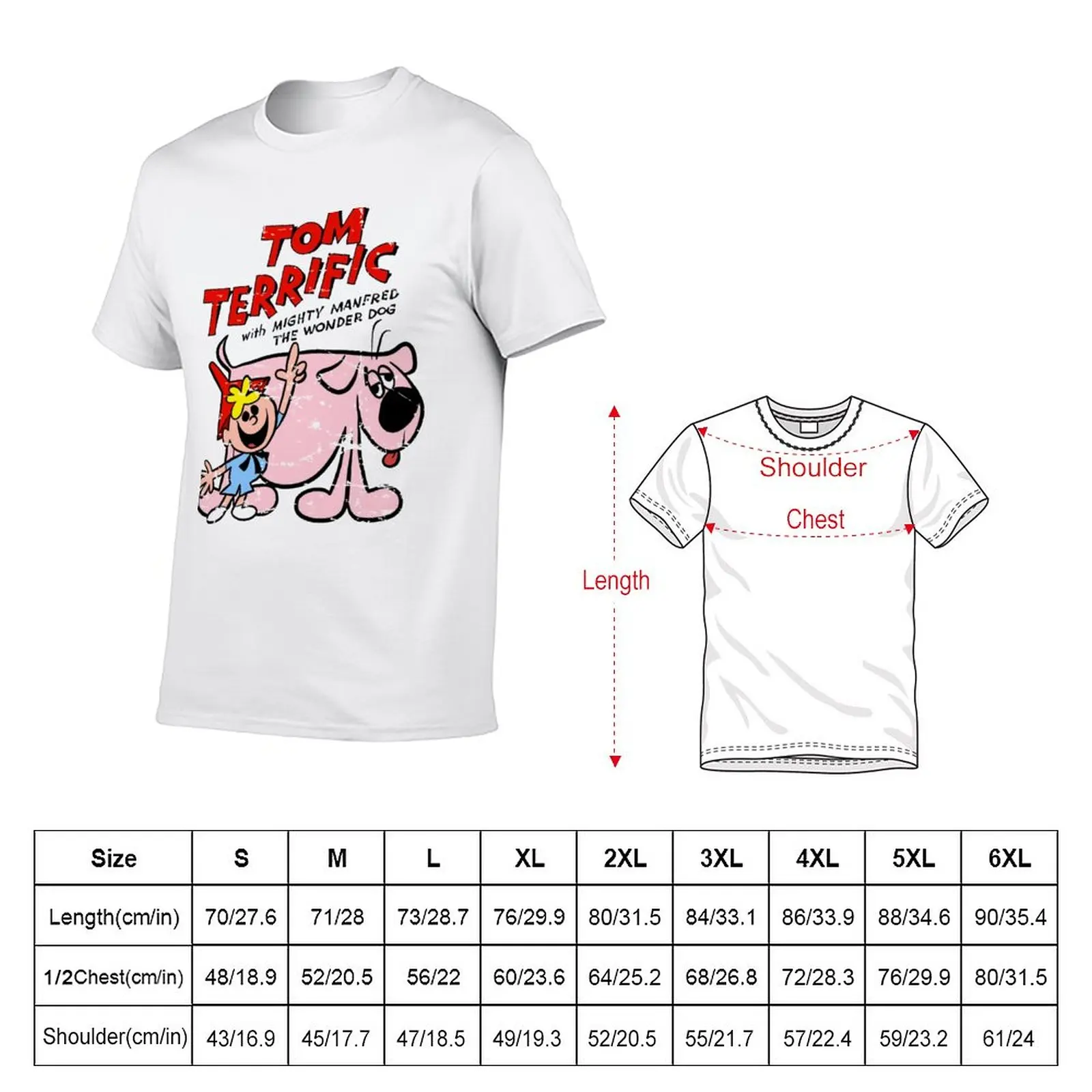 New tom terrific T-Shirt tops graphics t shirt big and tall t shirts for men