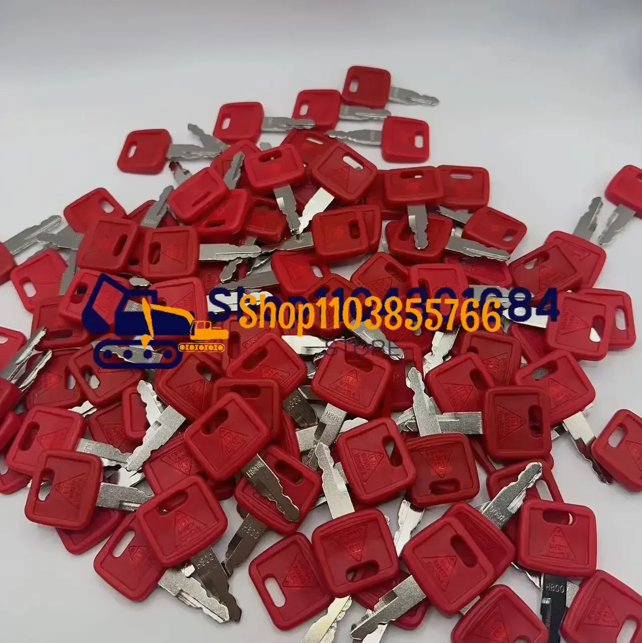

20PCS H800 AT194969 AT147803 4286465 Excavator Ignition Keys For Case Dozer New Holland new