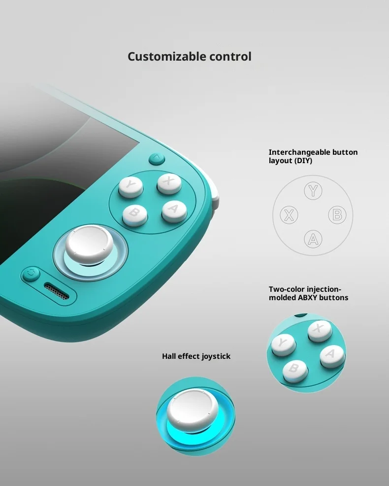 Prevendita Retroid Pocket G2 Schermo AMOLED da 5,5 pollici Gen 2 Console di gioco portatile 8-128 GB Android con batteria da 5000 mAh Console di gioco