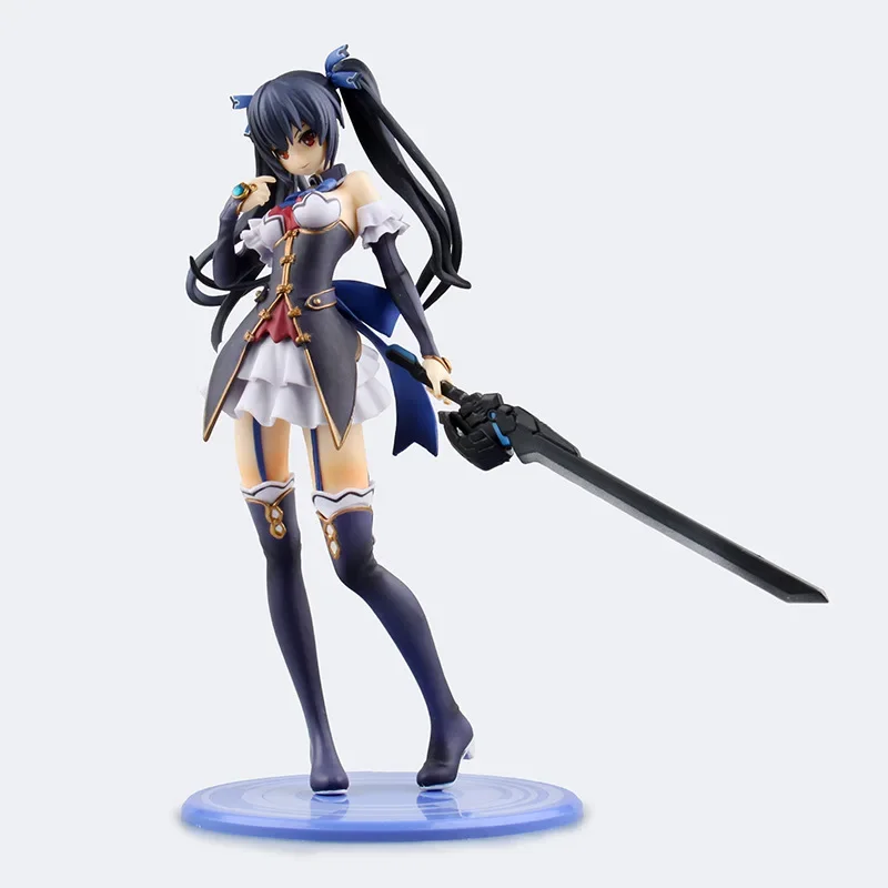 أنيمي Hyperdimension Neptunia Lastation Noire PVC عمل الشكل تحصيل نموذج دمية لعبة 21 سنتيمتر